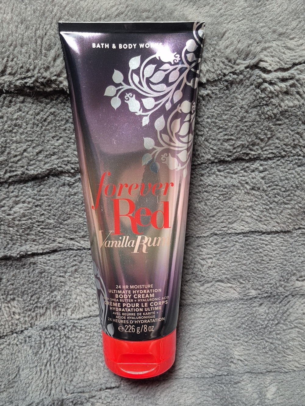 Forever Red Vanilla Rum Body Cream DISCONTINUED From Bath & Body Works, New